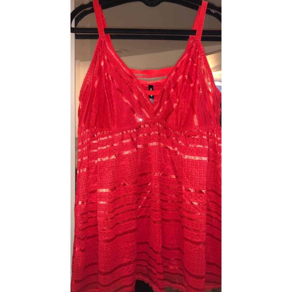 torrid Red Babydoll Top